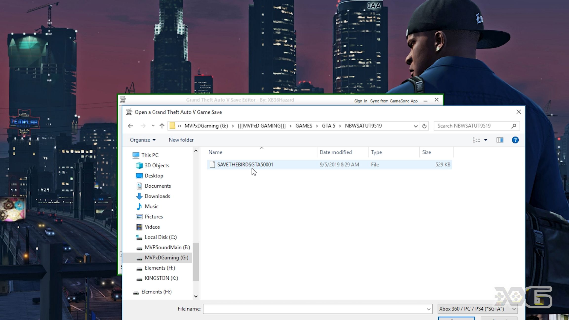 Grand Theft Auto V Save Editor by XB36Hazard for GTA 5